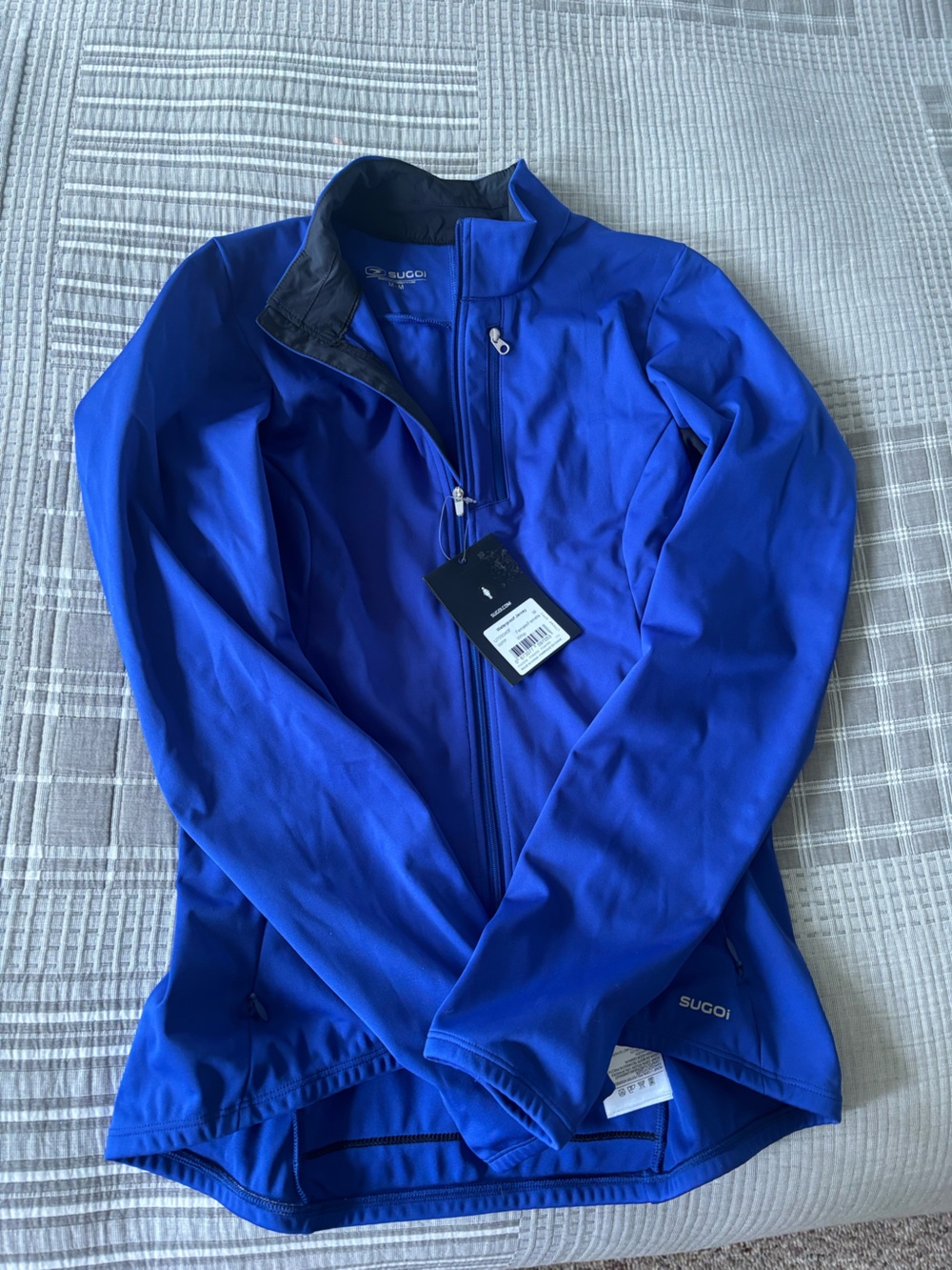 Women’s SUGOI Royal Blue Performance Zip-Front Jacket